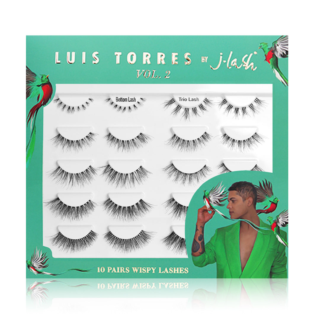 Set de Pestañas Luis Torres x JLASH Vol. 2 (10 Pares)