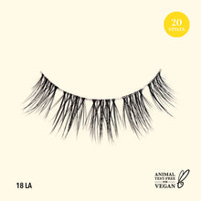 Cargar imagen en el visor de la galería, Pestañas &quot;18 LA&quot; Moira Natural Effect Bionic Vegan Faux
